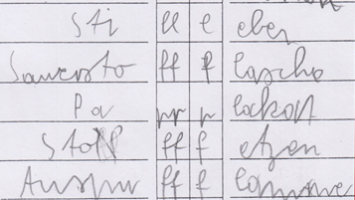 HandSchriftSCHREIBEN - Kachel 04 Unleserliches Schreiben