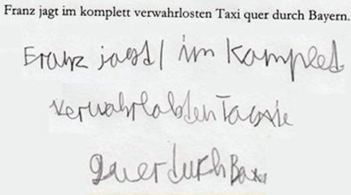 HandSchriftTIPPS - Kachel 2. Keine Lernumwege